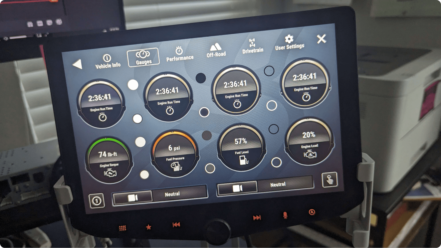 In-vehicle integration testing